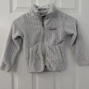 Columbia Kids Light Gray Fleece Jacket